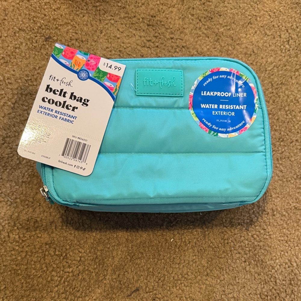Fit + Fresh Aqua Crossbody Bag